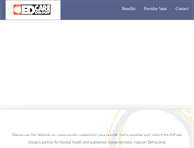 Tablet Screenshot of edcaremhsa.com
